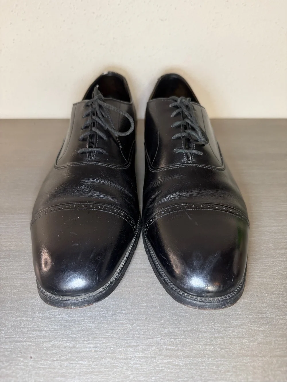 Vintage Church’s Bloomingdale’s Cap Toe Oxford Leather Dress Shoes Men’s 10.5 E